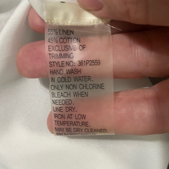 Peter Nygard LIKE NEW artsy geometric beaded linen blend sheath dress size 16 - Picture 2 of 6